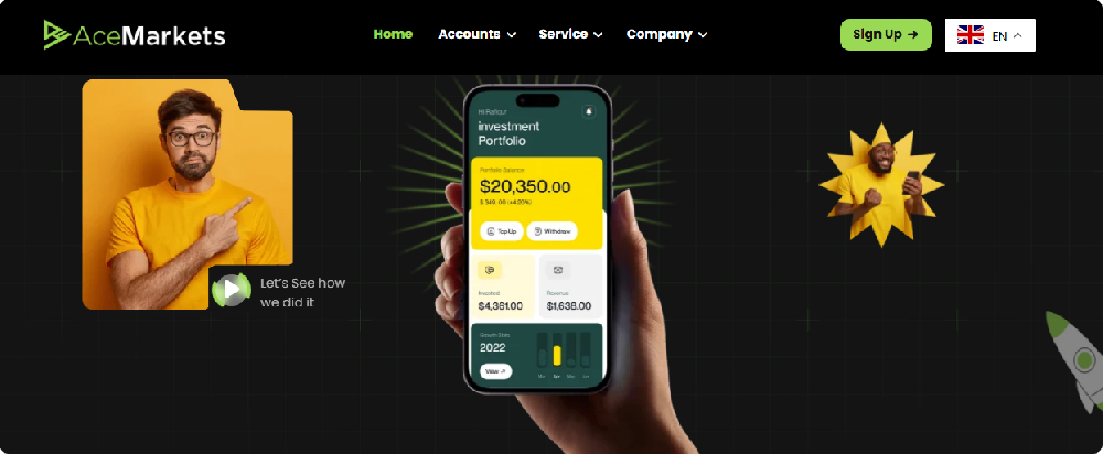 Afraid of being scammed? Need the right tools? Ace Markets has you covered! Newbies can start with just $100 and earn easily, while experienced traders can leverage multiple accounts for 10x the efficiency. Our dual ecosystem means you'll earn more!