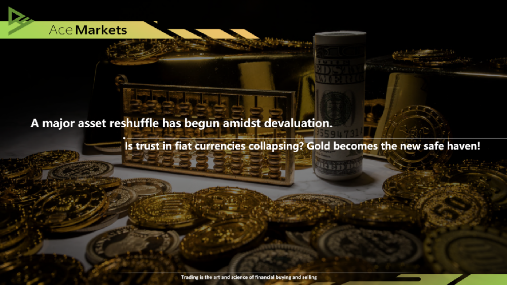 A major asset reshuffle has begun amidst devaluation. Is trust in fiat currencies collapsing? Gold becomes the new safe haven!